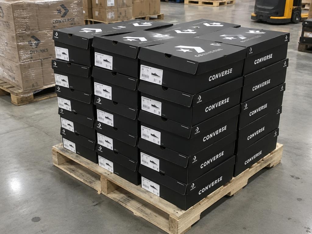 Converse Canvas Sneakers New Lot — 200 Pairs, 1 Pallet — Brand New liquidation inventory shipping from Lincoln, Nebraska