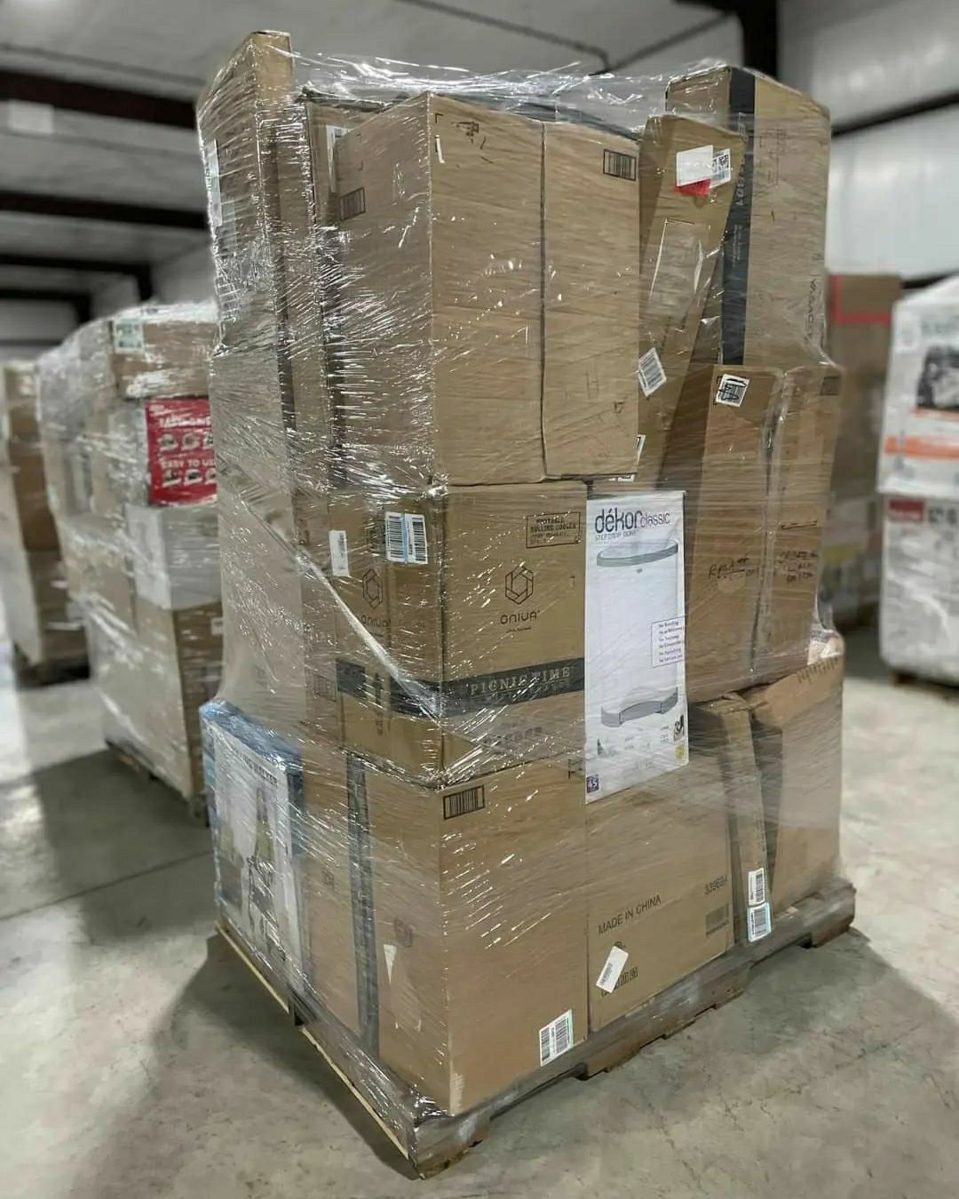 Shrink-Wrapped Mixed Housewares Overstock Pallet — Boxed Goods — 1 Pallet — Brand New liquidation inventory shipping from Lincoln, Nebraska