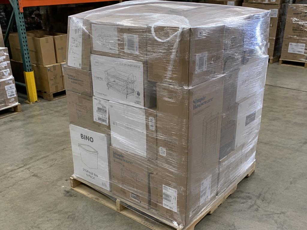Shrink-Wrapped Mixed Housewares Overstock Pallet — Boxed Goods — 1 Pallet — Brand New liquidation inventory shipping from Lincoln, Nebraska