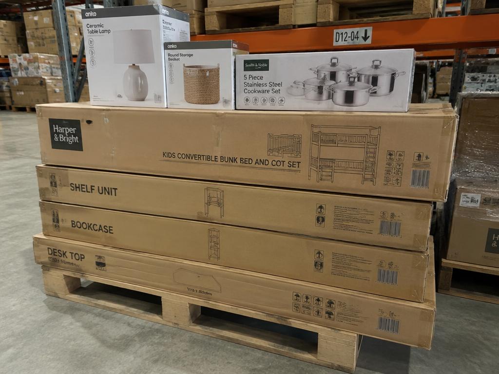 Boxed Furniture & Housewares Overstock Pallet — Kid-O-Bunk — 108 Units, 1 Pallet — Brand New liquidation inventory shipping from Lincoln, Nebraska