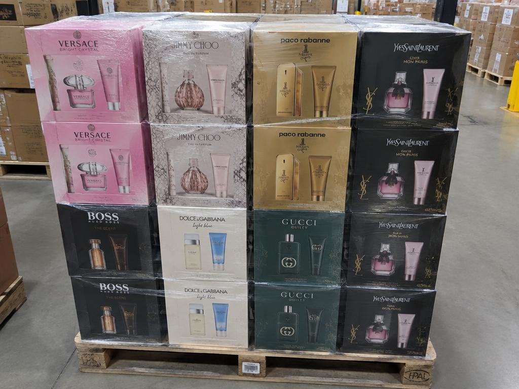 Fragrance & Gift Set Closeout — 1 Pallet — Brand New liquidation inventory shipping from Lincoln, Nebraska