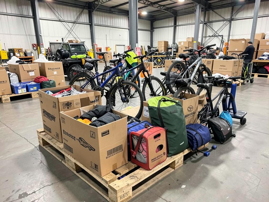 Team Sports Equipment Closeout — 3 Pallets — New liquidation lot in Lincoln, Nebraska
