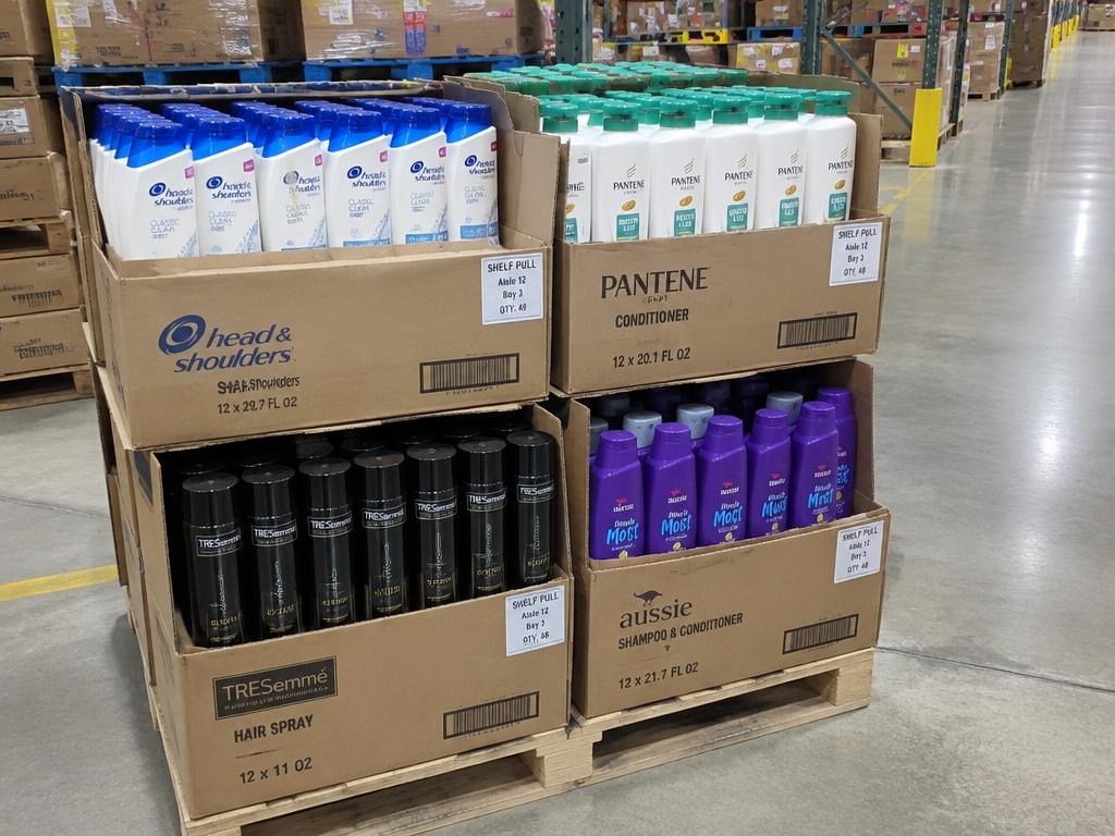 Hair Care Customer Returns Shelf Pull — 406 Units, 4 Pallets — Brand New liquidation inventory shipping from Lincoln, Nebraska