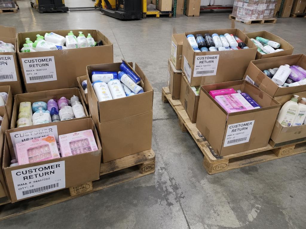 Beauty & Personal Care Customer Returns — Skincare, Deodorant & Nail Kits — 2 Pallets — Brand New liquidation inventory shipping from Lincoln, Nebraska