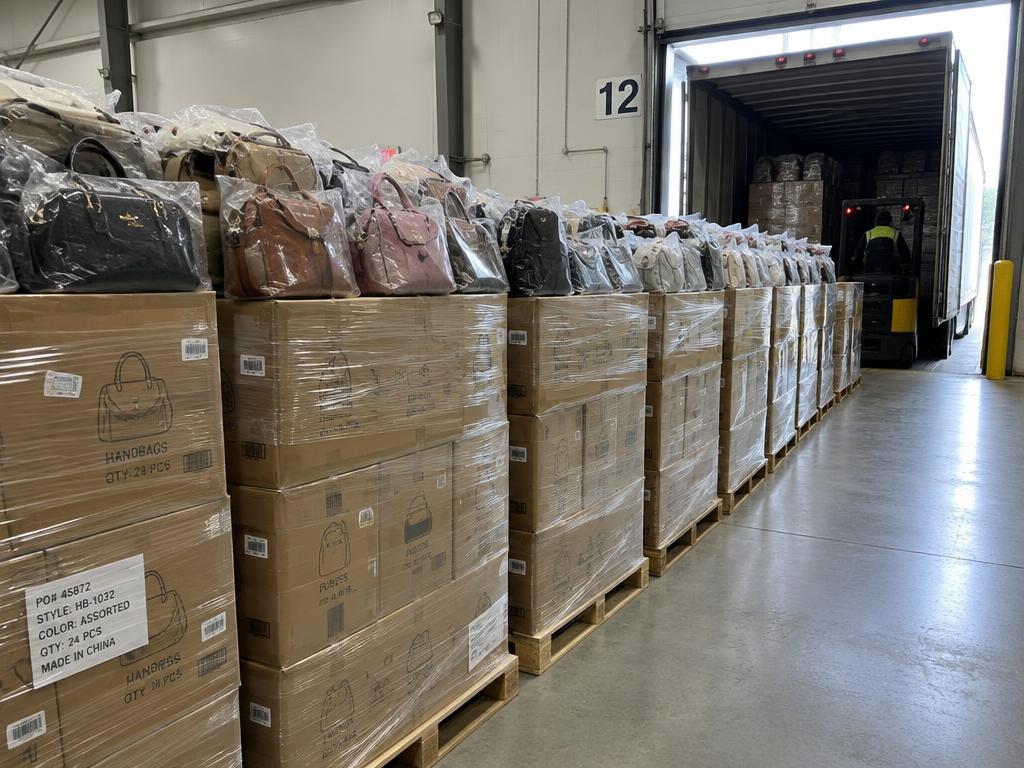 Bags & Accessories Like New Truckload — 863 Units, 22 Pallets — Brand New liquidation inventory shipping from Lincoln, Nebraska