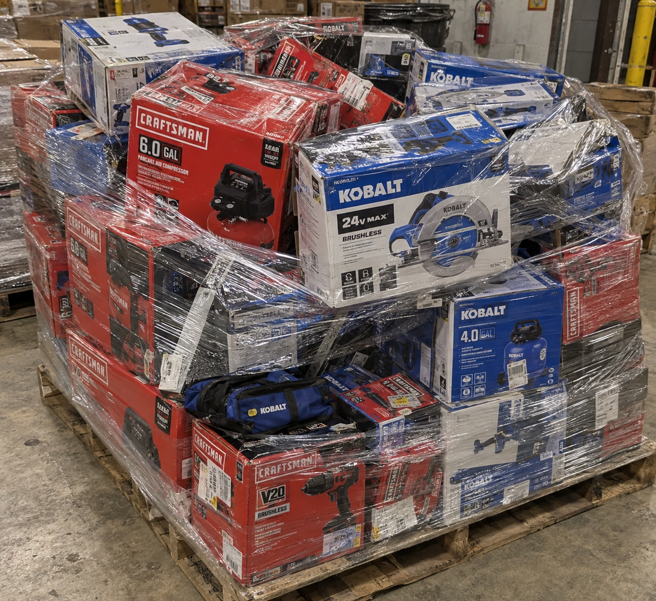 Kobalt & Craftsman Mixed Contractor & Mechanic Tool Truckload — 24 Pallets — Mixed liquidation inventory shipping from Lincoln, Nebraska