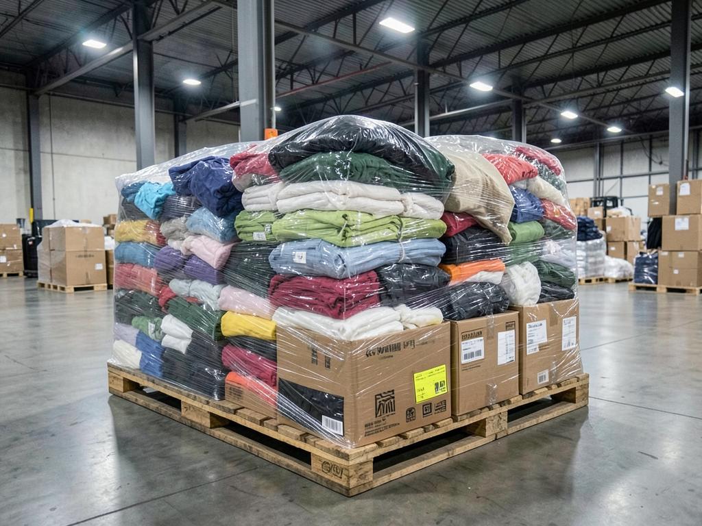 Children's Clothing Shelf Pulls — 3 Pallets — Shelf Pulls liquidation lot in Lincoln, Nebraska