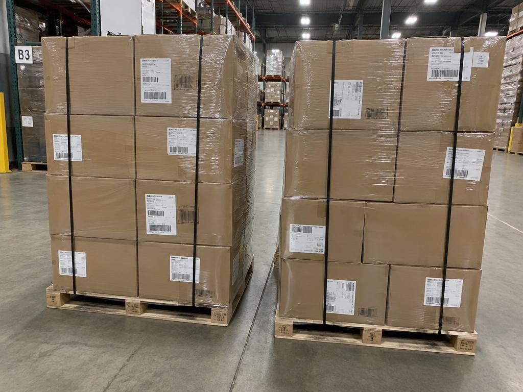 Amazon Overstock Carton Pallets — 200 Units, 2 Pallets — Brand New liquidation inventory shipping from Lincoln, Nebraska