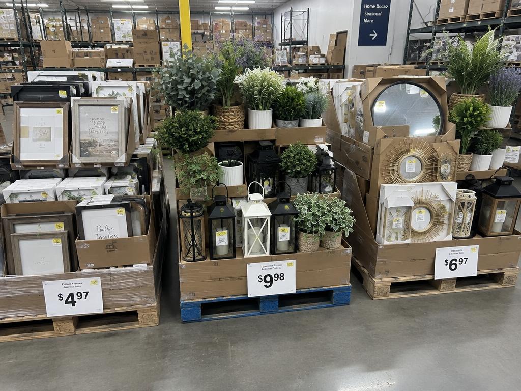 Home Decor Shelf Pulls Closeout — 297 Units, 3 Pallets — Brand New liquidation inventory shipping from Lincoln, Nebraska