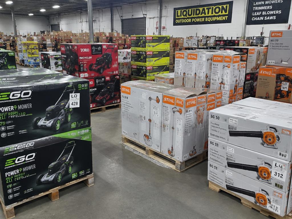Lawn & Garden Shelf Pulls — 125 Units, 2 Pallets — Brand New liquidation inventory shipping from Lincoln, Nebraska