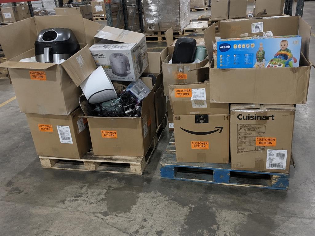 Amazon Customer Returns Pallet — 200 Units, 2 Pallets — Brand New liquidation inventory shipping from Lincoln, Nebraska