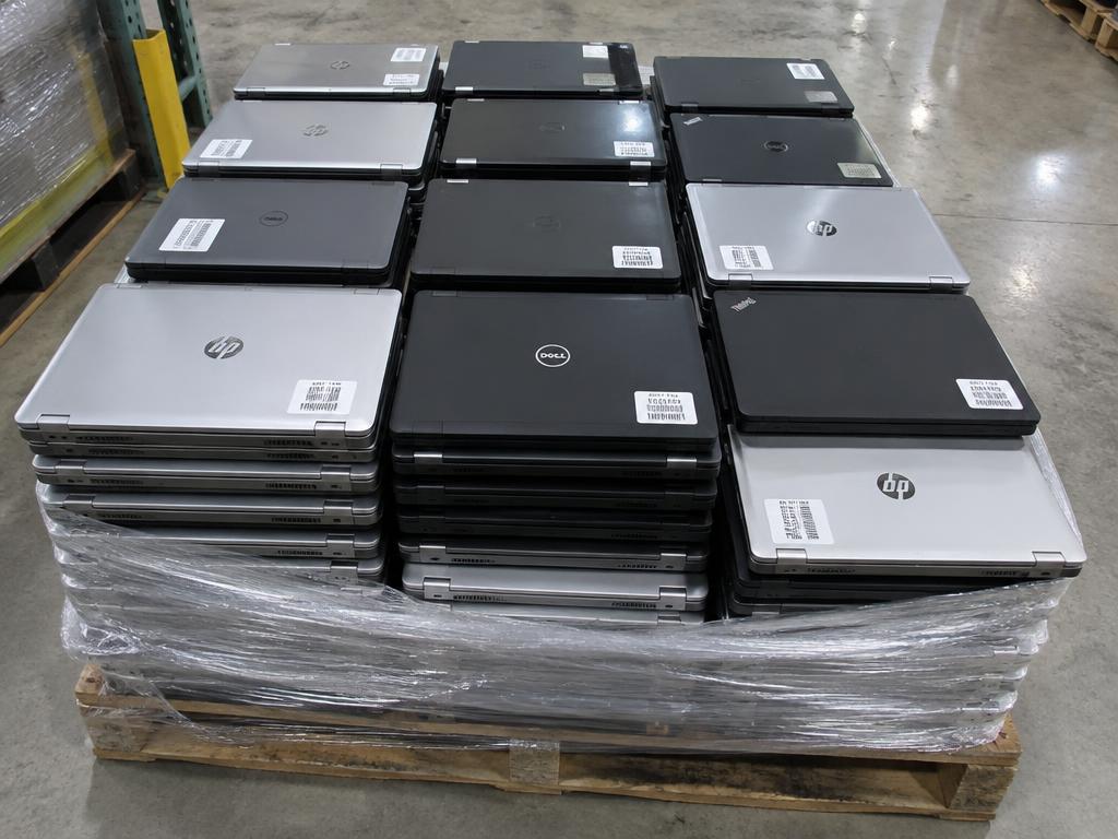 Used HP Laptops Wholesale Lot — 12 Units, 1 Pallet — Brand New liquidation inventory shipping from Lincoln, Nebraska