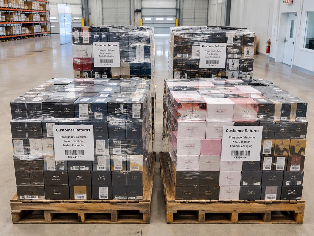 Fragrance New Customer Return — 564 Units, 4 Pallets — Brand New liquidation inventory shipping from Lincoln, Nebraska