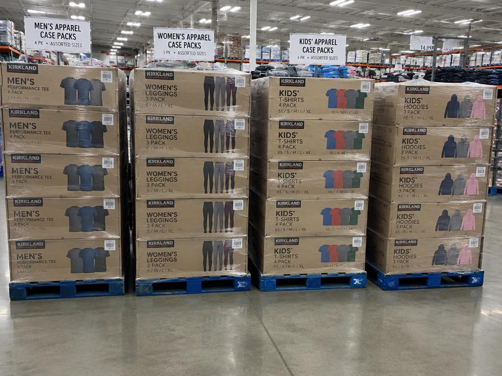 Target Mixed Apparel Case-Pack Pallet — Mens, Womens & Kids — 4 Pallets — Brand New liquidation inventory shipping from Lincoln, Nebraska