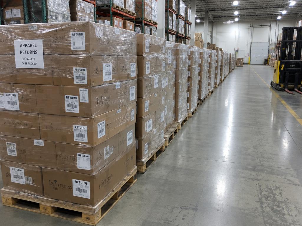 Kids & Mixed Apparel Case-Pack Returns Truckload — 1883 Units, 25 Pallets — Brand New liquidation inventory shipping from Lincoln, Nebraska