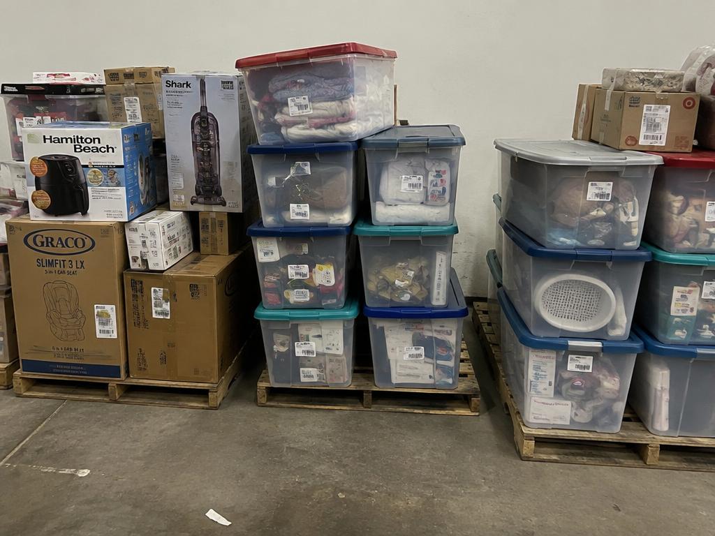 Sterilite Storage & Mixed Home Goods Return Pallets — 3 Pallets — Brand New liquidation inventory shipping from Lincoln, Nebraska