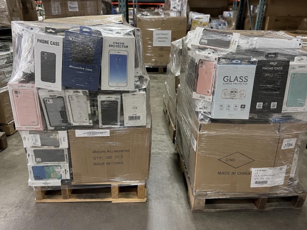 Phone Case & Screen Protector Assortment — 2 Pallets — Brand New liquidation inventory shipping from Lincoln, Nebraska
